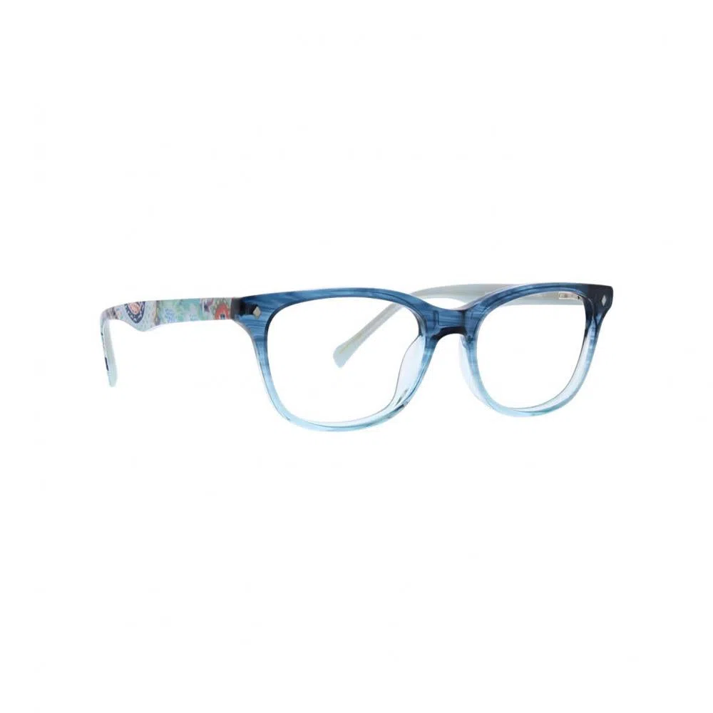 Vera Bradley VBMerit Eyeglasses - Plum Pansies - view 2